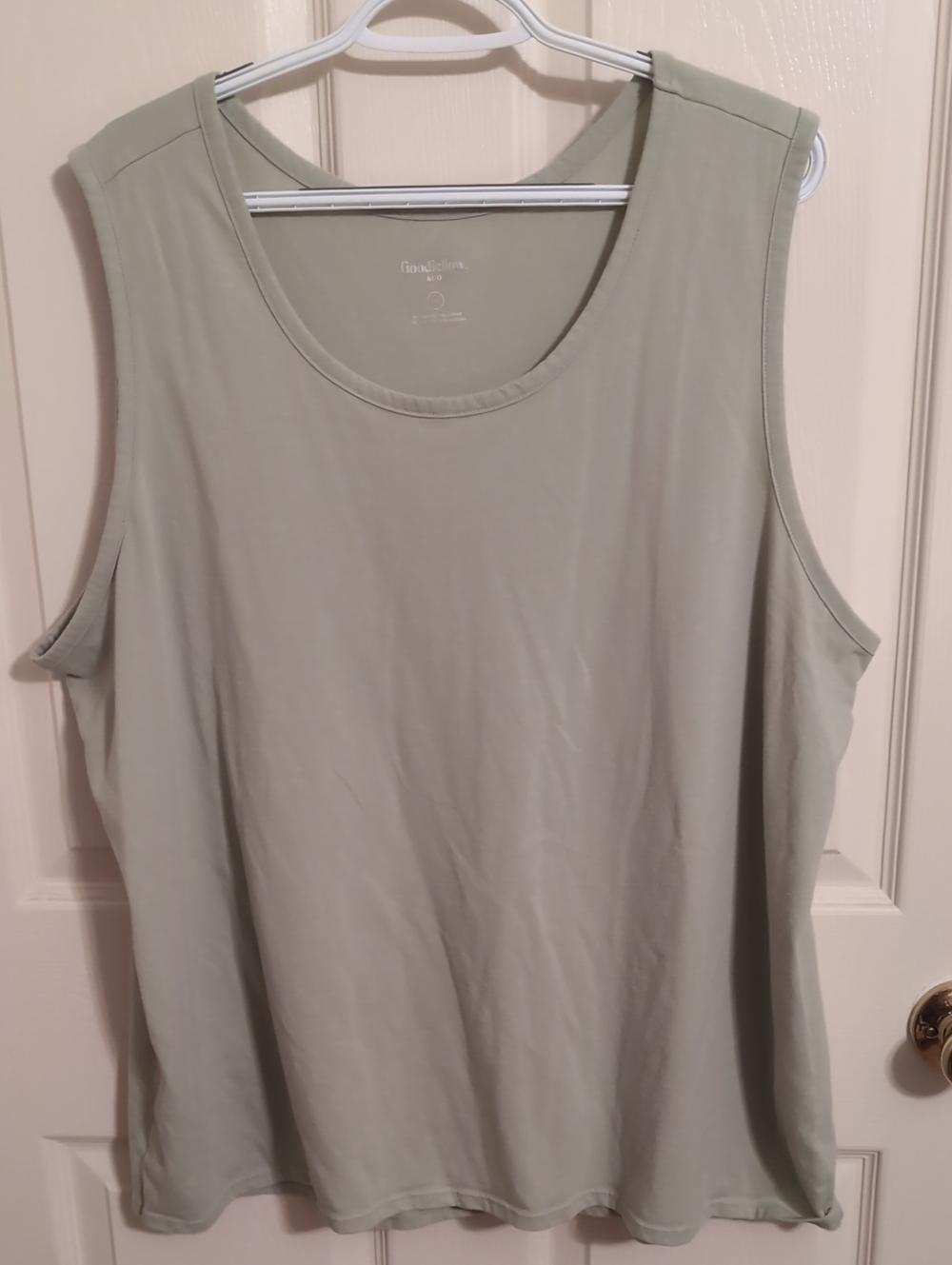 Goodfellow & Co Light Sage Scoop Neck Tank
